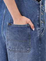 WOMEN'S DUNGAREE MID INDIGO