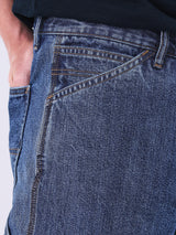 WIDE LEG FIT JELT COLLECTION HIGH RISE RELAXED MEN'S JEANS MID INDIGO