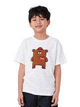 REGULAR FIT MINI ZOO COLLECTION BOY / GIRL'S SHORT SLEEVE T-SHIRT OFF-WHITE