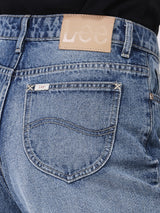 STRAIGHT FIT MID RISE REGULAR WOMEN'S JEANS LIGHT INDIGO