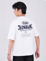 LOOSE FIT LEE BANGKOK COLLECTION MEN'S SHORT SLEEVE T-SHIRT OFF-WHITE