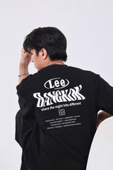 LOOSE FIT LEE BANGKOK COLLECTION MEN'S SHORT SLEEVE T-SHIRT BLACK