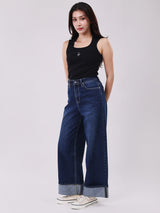 เสื้อกล้ามผู้หญิง SLIM FIT สีดำ