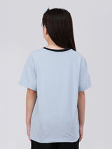 REGULAR FIT MINI ZOO COLLECTION UNISEX KIDS'S SHORT SLEEVE T-SHIRT BLUE