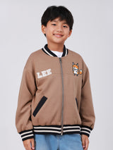 MINI ZOO COLLECTION BOY'S JACKET BROWN