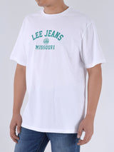เสื้อยืดแขนสั้นผู้ชาย COMFORT FIT สีขาว