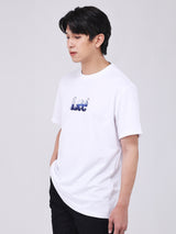 เสื้อยืดแขนสั้นผู้ชาย COMFORT FIT สีขาว