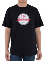 COMFORT FIT MEN'S SHORT SLEEVE T-SHIRT BLACK