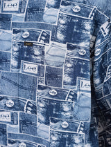 เสื้อเชิ้ตแขนสั้นผู้ชาย COMFORT FIT สีกรมท่า