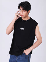 LOOSE FIT LEE BANGKOK COLLECTION MEN'S SLEEVELESS T-SHIRT BLACK