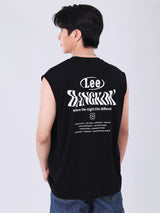 LOOSE FIT LEE BANGKOK COLLECTION MEN'S SLEEVELESS T-SHIRT BLACK