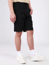 MEN'S DENIM SHORT BLACK