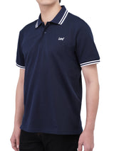REGULAR FIT MEN'S SHORT SLEEVE POLO NAVY