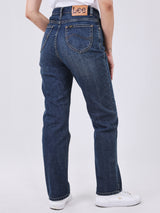 KARA FIT HIGH RISE REGULAR WOMEN'S JEANS DARK INDIGO
