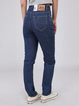 SLIM FIT HIGH RISE WOMEN'S JEANS MID INDIGO