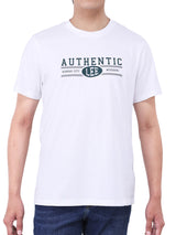 REGULAR FIT MEN'S SHORT SLEEVE T-SHIRT WHITE