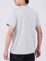 REGULAR FIT MEN'S SHORT SLEEVE T-SHIRT GREY