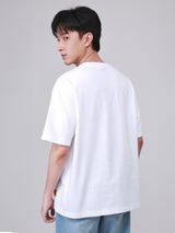LOOSE FIT 101 COLLECTION MEN'S SHORT SLEEVE T-SHIRT OFF-WHITE