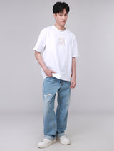 LOOSE FIT 101 COLLECTION MEN'S SHORT SLEEVE T-SHIRT OFF-WHITE