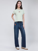 SLIM FIT 101 COLLECTION WOMEN'S SHORT SLEEVE T-SHIRT GREEN
