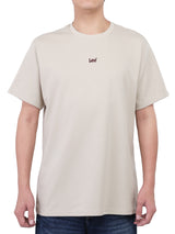 เสื้อยืดแขนสั้นผู้ชาย COMFORT FIT สีเบจ