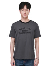 REGULAR FIT 101 COLLECTION MEN'S SHORT SLEEVE T-SHIRT GREY