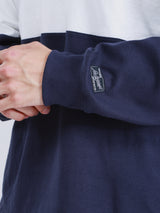 เสื้อสเวตเชิ้ตผู้ชาย คอลเลคชั่น ON THE GO LOOSE FIT สีกรมท่า