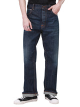RETRO STRAIGHT FIT 101 COLLECTION HIGH RISE COMFORT MEN'S JEANS MID INDIGO