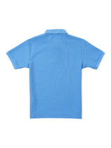 REGULAR FIT BOY'S SHORT SLEEVE POLO BLUE