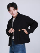 เสื้อแจ็คเก็ตผู้ชาย คอลเลคชั่น ON THE GO COMFORT FIT สีดำ