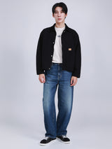เสื้อแจ็คเก็ตผู้ชาย คอลเลคชั่น ON THE GO COMFORT FIT สีดำ