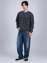 เสื้อสเวตเชิ้ตผู้ชาย คอลเลคชั่น ON THE GO COMFORT FIT สีเทา