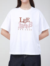 เสื้อยืดแขนสั้นผู้หญิง OVERSIZE FIT สีขาว