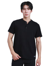 REGULAR FIT ON THE GO COLLECTION MEN'S SHORT SLEEVE T-SHIRT BLACK