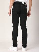 POWELL FIT LOW RISE SLIM MEN'S JEANS BLACK