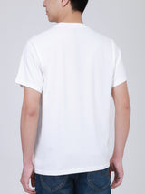 REGULAR FIT MEN'S SHORT SLEEVE T-SHIRT WHITE