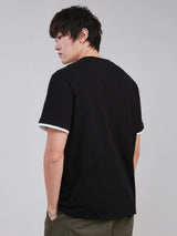 COMFORT FIT ON THE GO COLLECTION MEN'S SHORT SLEEVE T-SHIRT BLACK