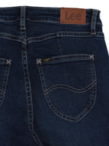 กางเกงยีนส์ผู้หญิง SKYLER FIT เอวสูง ทรงรัดรูป สียีนส์กลาง