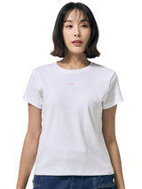 LEE PINK COLLECTION REGULAR FIT WOMEN'S TEE SHORT SLEEVE WHITE