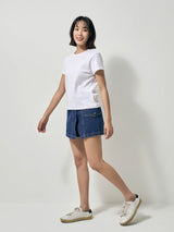 LEE PINK COLLECTION REGULAR FIT WOMEN'S TEE SHORT SLEEVE WHITE