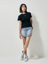 LEE PINK COLLECTION REGULAR FIT WOMEN'S TEE SHORT SLEEVE BLACK