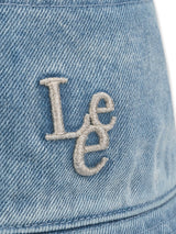 หมวกบักเก็ตผู้หญิง คอลเลคชั่น Lee Pink สียีนส์อ่อน