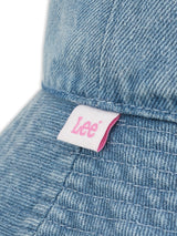 หมวกบักเก็ตผู้หญิง คอลเลคชั่น Lee Pink สียีนส์อ่อน