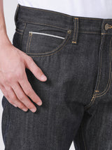 MIAMI FIT LEE RIDERS COLLECTION MID RISE REGULAR MEN'S JEANS (RED SELVEDGE) RAW DENIM