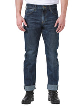 KNOX FIT LEE RIDERS COLLECTION MID RISE REGULAR MEN'S JEANS (RED SELVEDGE) MID INDIGO