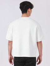 เสื้อยืดแขนสั้นผู้ชาย คอลเลคชั่น WINTER LOVE LEE COMFORT FIT สีขาว