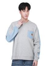 LOOSE FIT ON THE GO COLLECTION MEN'S SWEATSHIRT GREY