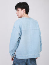 LOOSE FIT ON THE GO COLLECTION MEN'S SWEATSHIRT GREY