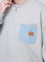 LOOSE FIT ON THE GO COLLECTION MEN'S SWEATSHIRT GREY