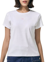 LEE PINK COLLECTION REGULAR FIT WOMEN'S TEE SHORT SLEEVE WHITE